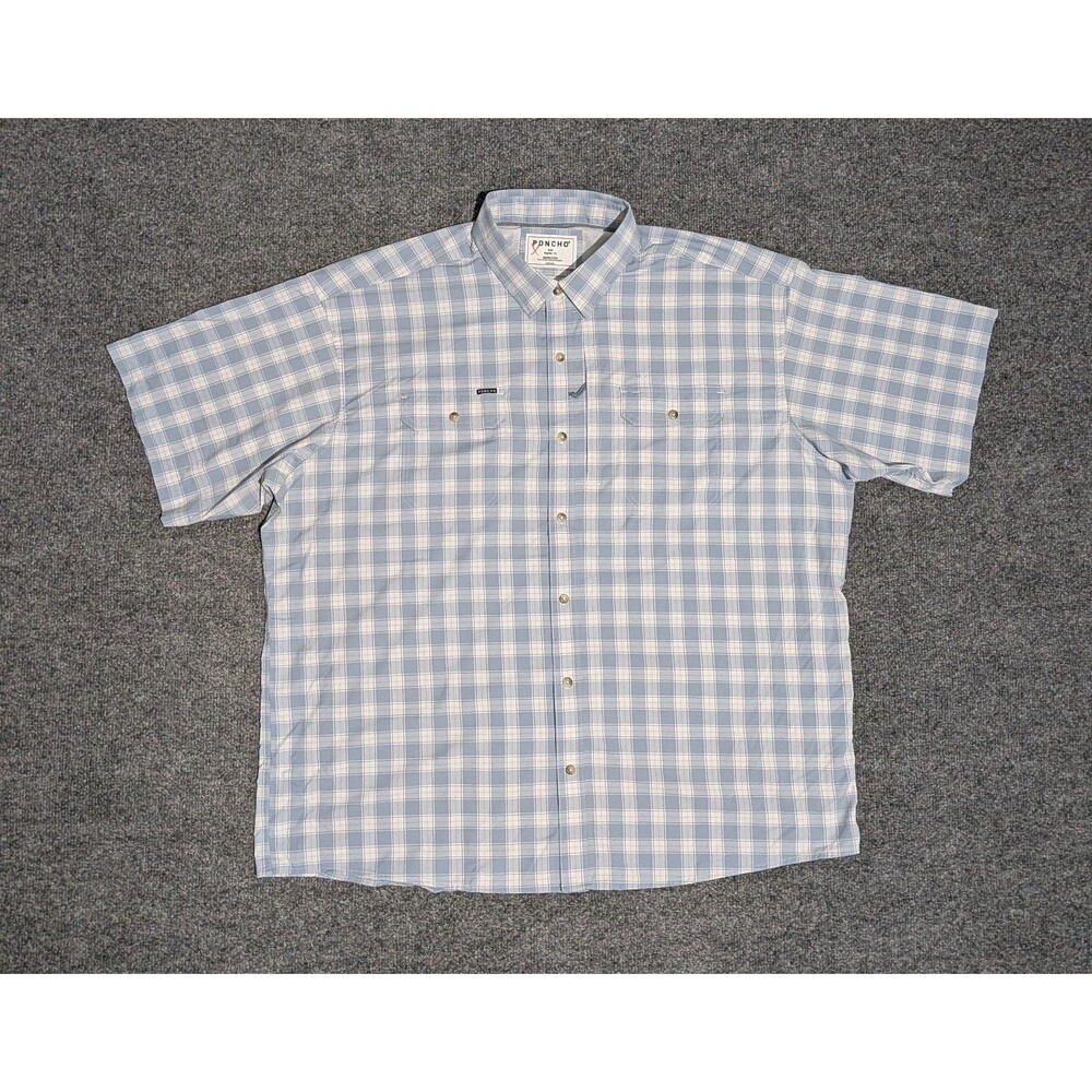 Poncho Shirt Mens XXL Regular Fit Short Sleeve